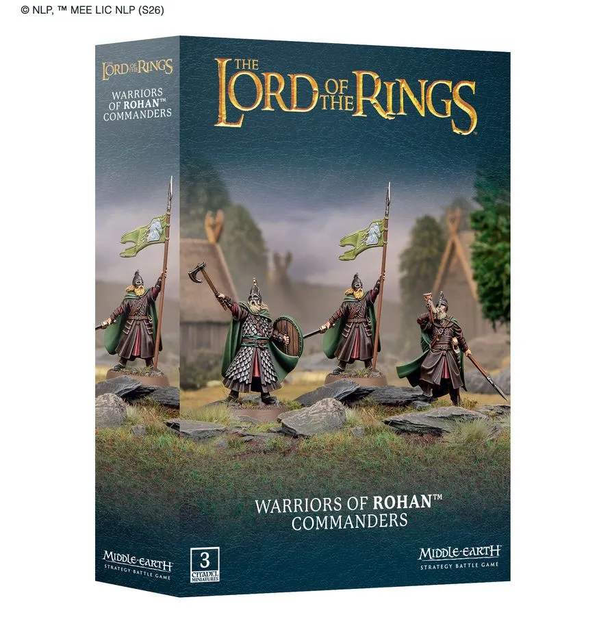 [5011921245031,30-105,99121464042,Warriors of Rohan Commanders] Warriors of Rohan Commanders