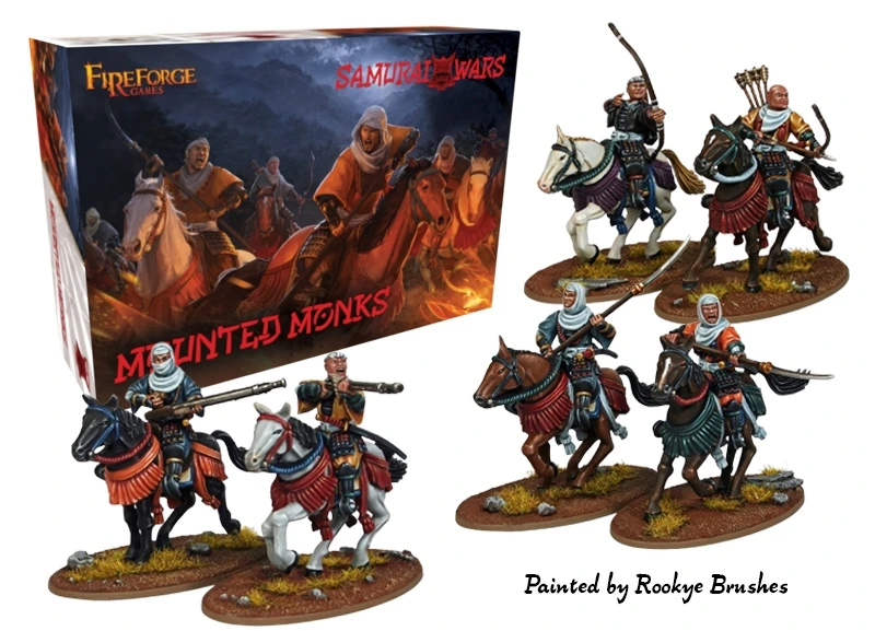 [2621080001015,BS-SWMO02,Samurai Wars - Mounted Monks] Samurai Wars - Mounted Monks