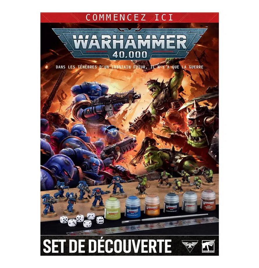 [5011921260386,40-04,01010199079,Introductory set,40k,v11] Boîte de base VF V11 - Set de découverte