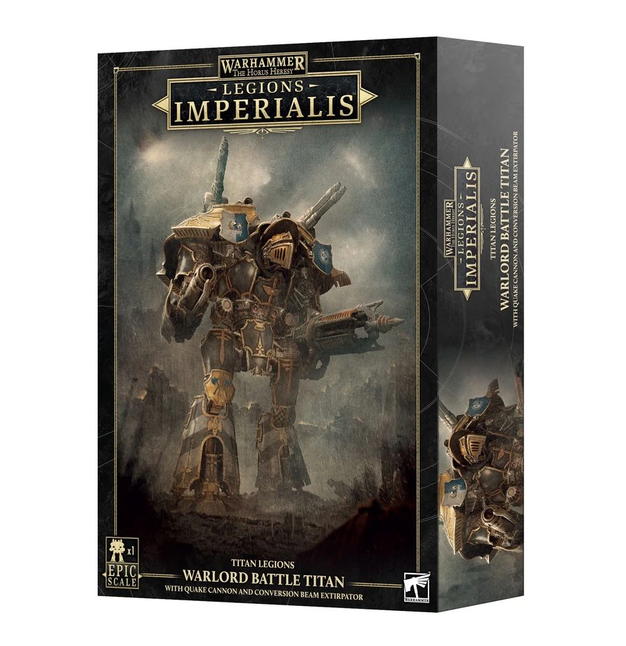 [5011921259274,03-108,99122699035,Warlord Titan,Quake cannon,Conversion Beam Extirpator,Legions Imperialis] Warlord Titan - Canon sismique & extirpateur à conversion