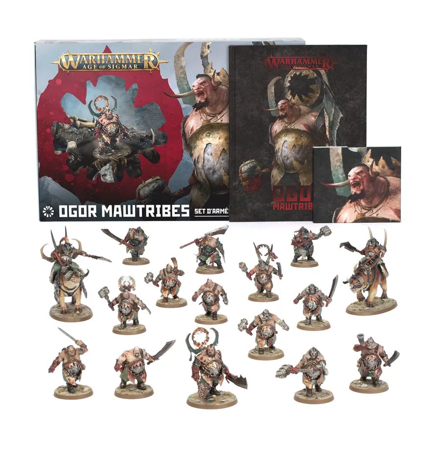 [5011921266692,95-22,01010213001,Ogor Mawtribes,army set,AoS,Age of Sigmar] Hordegueules Ogors - Set d'armée (VF V4)