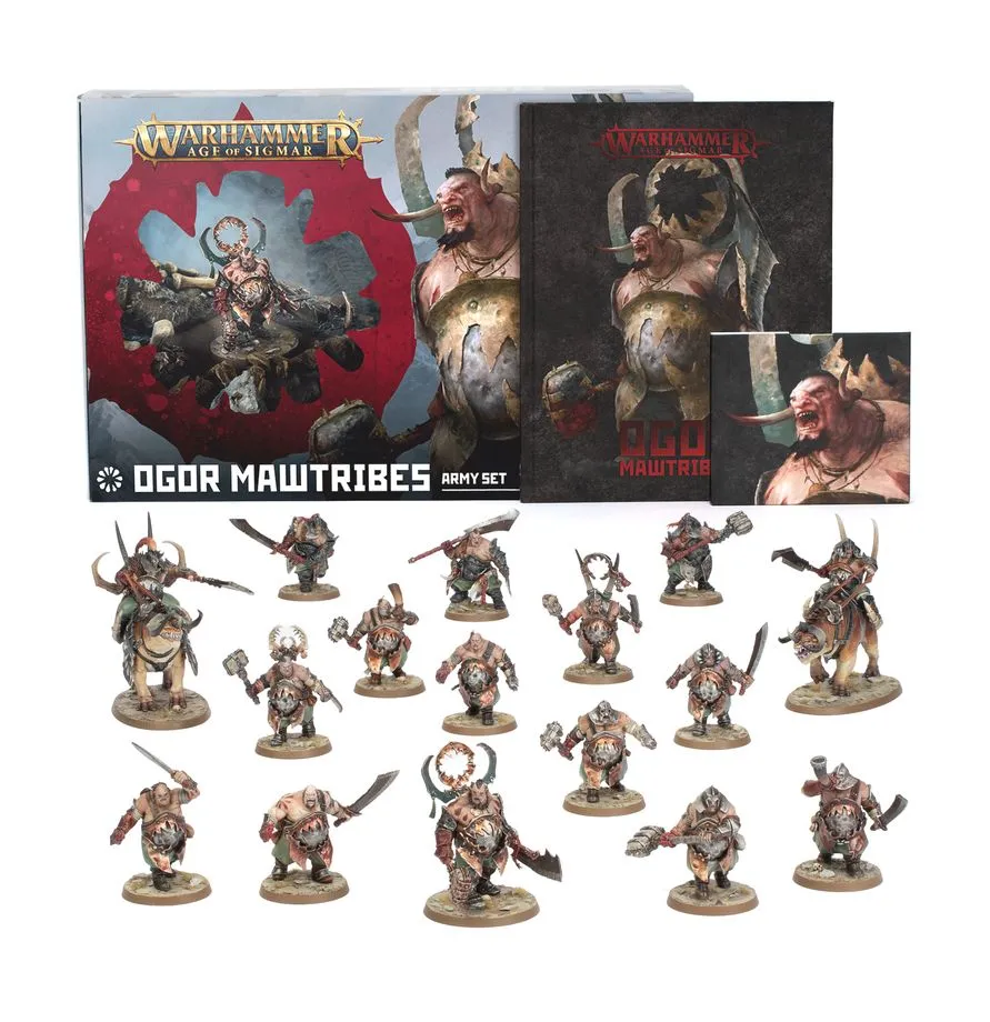 [5011921266685,95-22-UK,60010213001,AoS,Age of Sigmar,Hordegueules Ogors,Set d'armée] Ogor Mawtribes - Army Set (VO V4)
