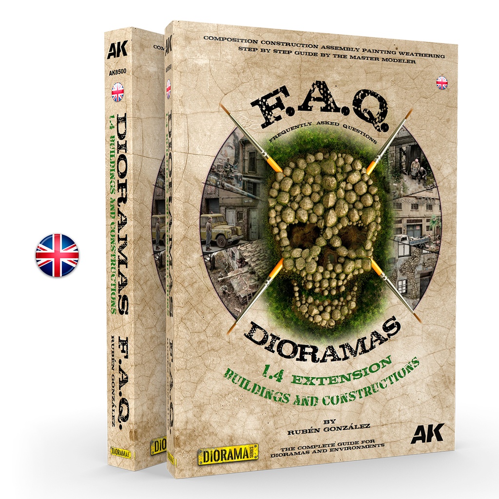 [8435568355118,AK8500,Dioramas F.A.Q. 1,4 - Buildings and Constructions (ENG)] Dioramas F.A.Q. 1,4 - Buildings and Constructions (ENG)
