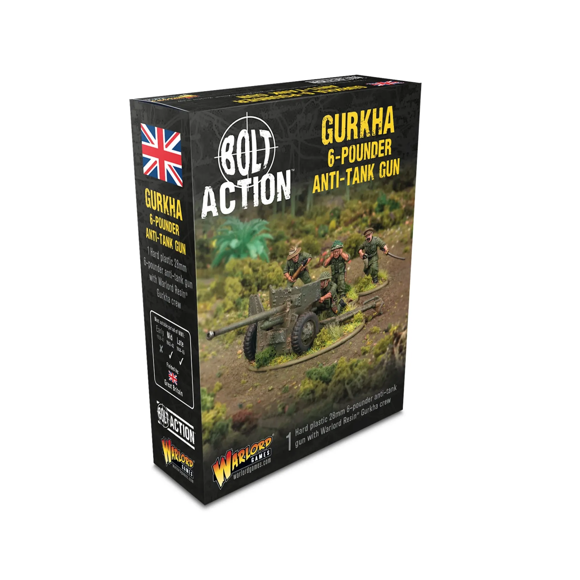 [5060917999236,402611006] Gurkha 6-Pounder Anti-Tank Gun