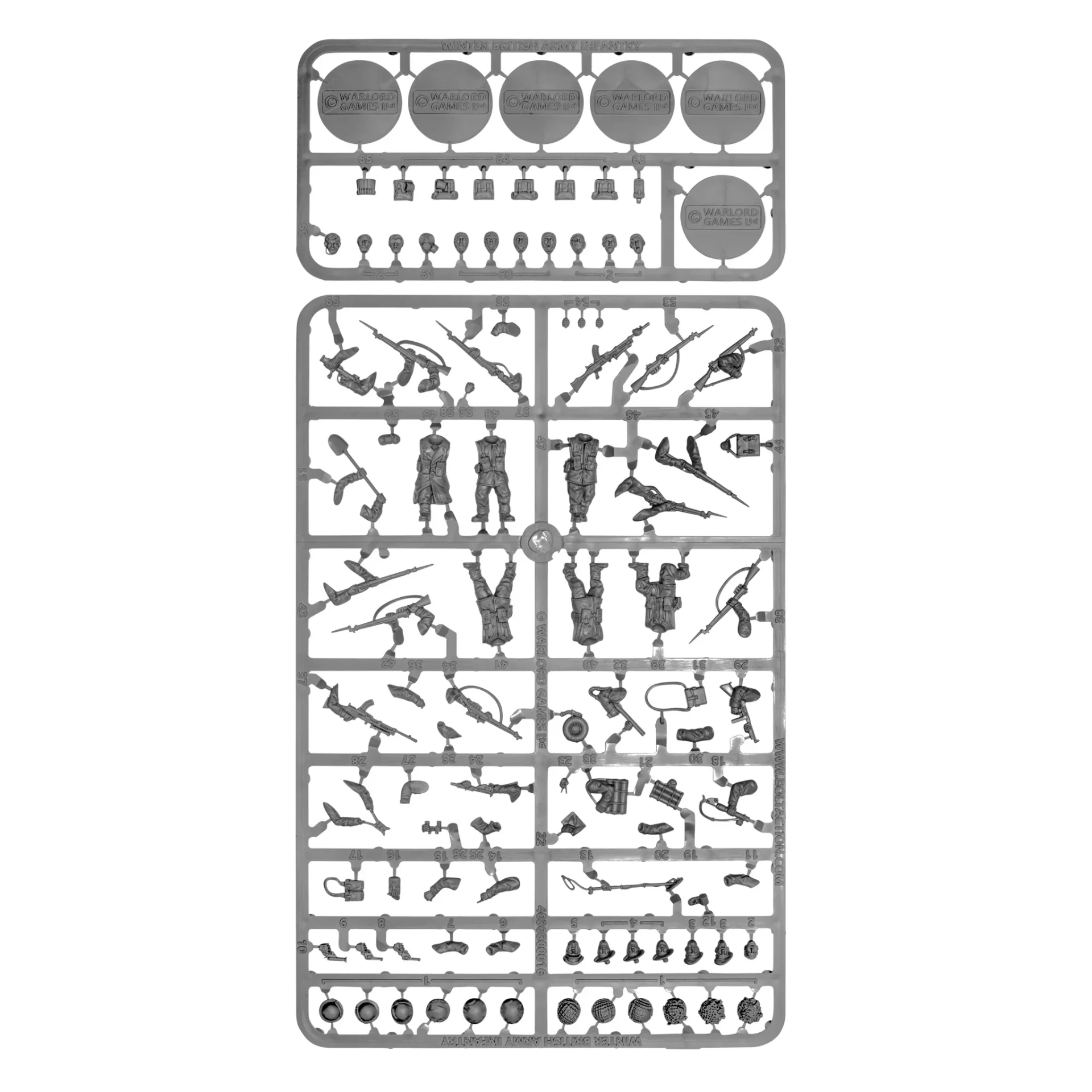 British & Canadian Infantry (Winter) Frame (2025) - 2 Part Frame