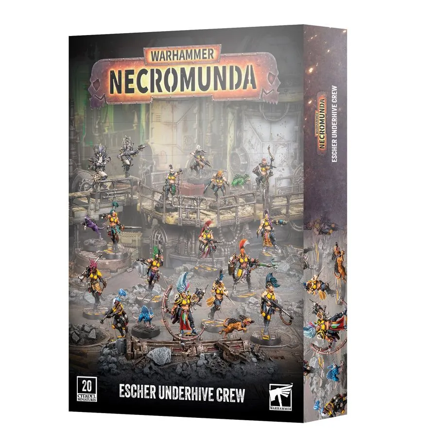 [5011921266470,301-71,99120599094,Necromunda,Escher] Escher - Underhive Crew