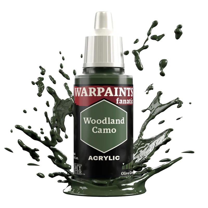 [5713799306707,WP3067P,TAP - Warpaints Fanatic: Woodland Camo] TAP - Warpaints Fanatic: Woodland Camo