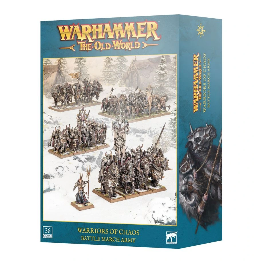 [5011921266814,08-23,99122701017,Warriors of Chaos - Battle March Army] Armée de colonne de bataille - Guerriers du Chaos