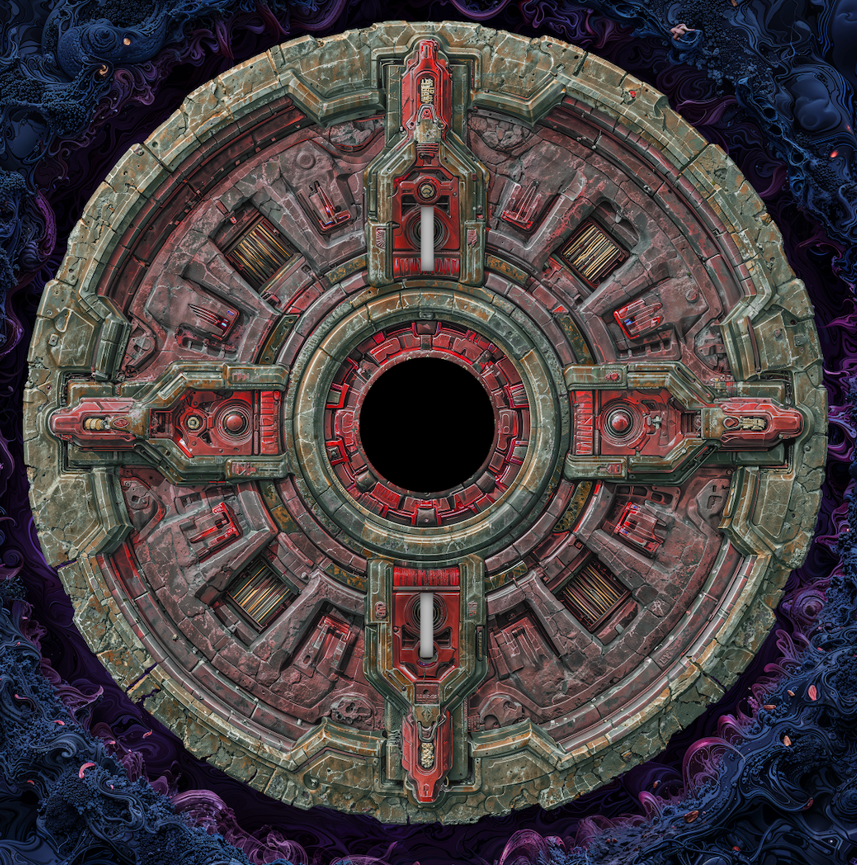 [5905794527748,T144,starcraft,terran] Zones d'objectifs 7,2" / 18,3cm (x5) néoprène - Terran