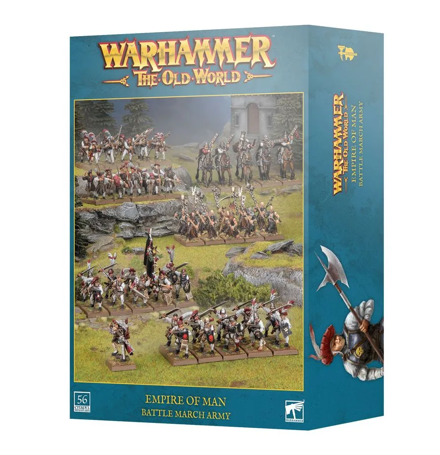 [5011921274758,06-122,99122702020,EMPIRE OF MAN: BATTLE MARCH ARMY] Armée de colonne de bataille - Empire