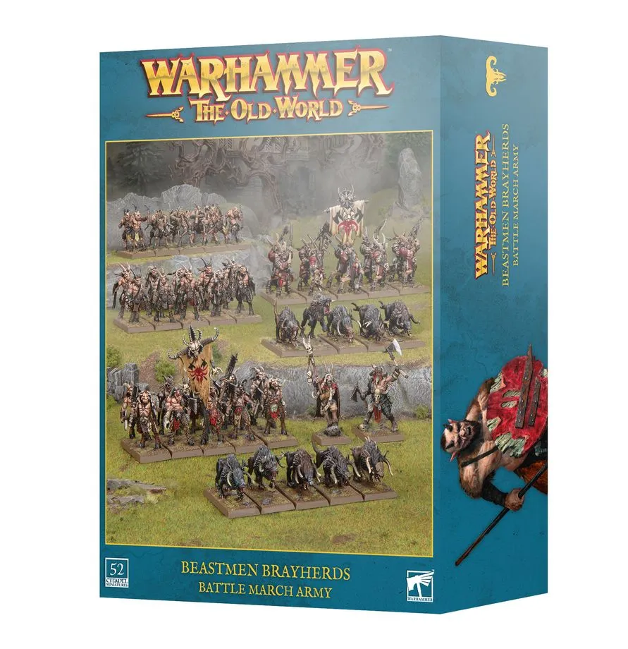 [5011921274772,08-112,99122716009,BEASTMEN BRAYHERDS: BATTLE MARCH ARMY] Armée de colonne de bataille - Hommes-Bêtes