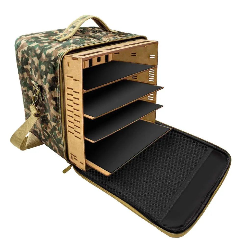 [8435646540177,14517,8435646540177ES,Maleta transporte miniaturas Camuflaje, Army Transport Bag,Mallette de transport] Sac de transport pour figurines (taille M) - Édition Camouflage