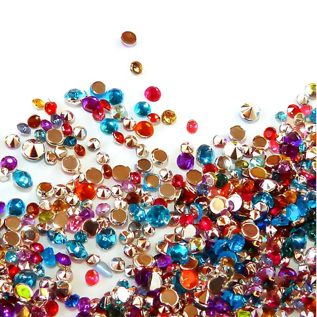 [8436554360338,1033,8436554360338ES,Gemas Acrilicas,Acrylic Gems,gemmes] Micro gemmes acryliques