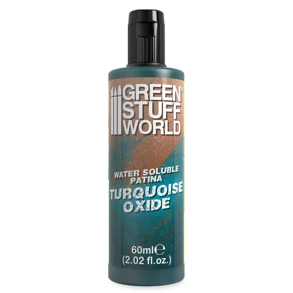 [8435646530635,5703,8435646530635ES,Pintura Hidrosoluble,Water Soluble Patina,Turquoise oxide] Patines solubles à l’eau TURQUOISE OXIDE 60ml