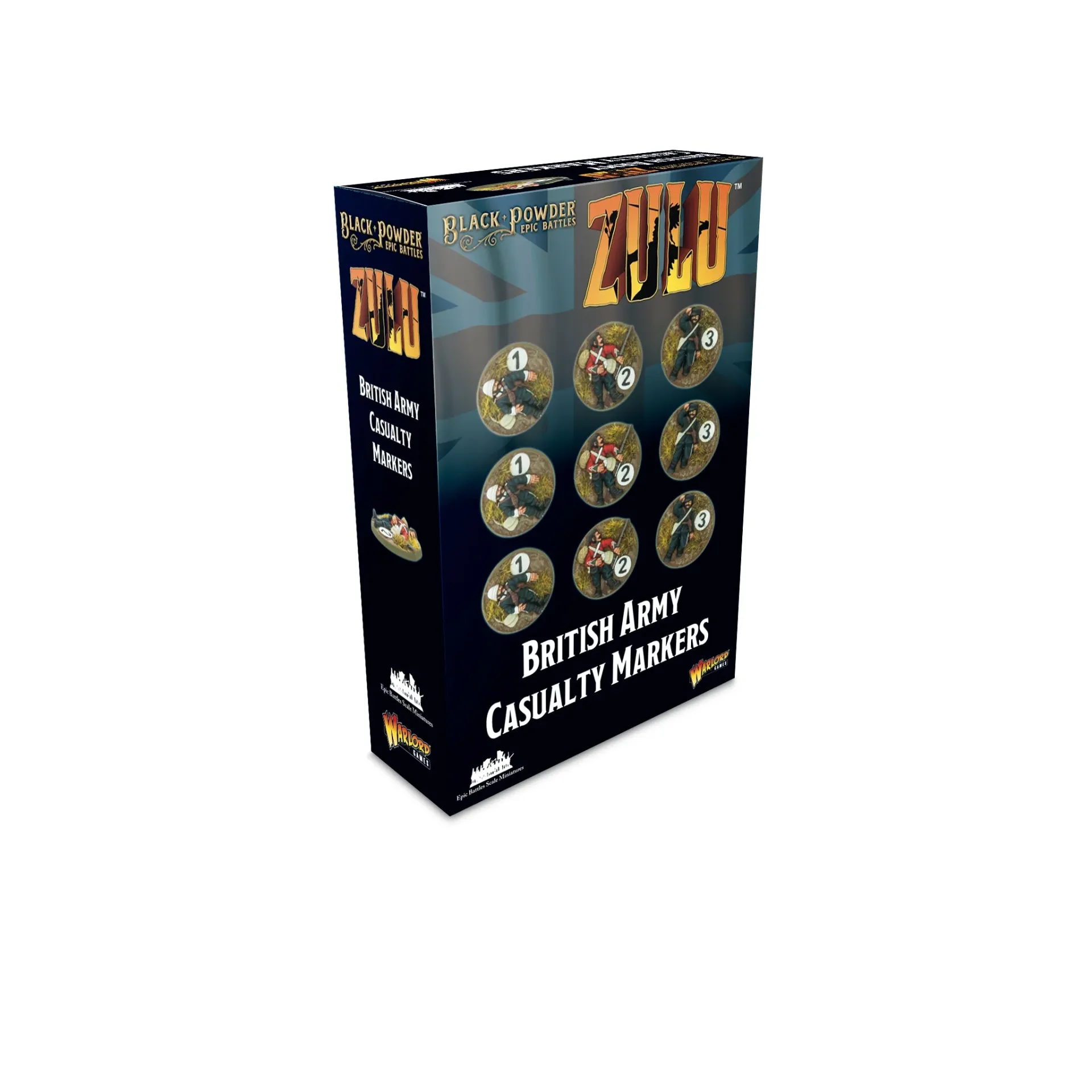 [5060917998604,312414602] Black Powder Epic Battles: Zulu! - British Army Casualty Markers