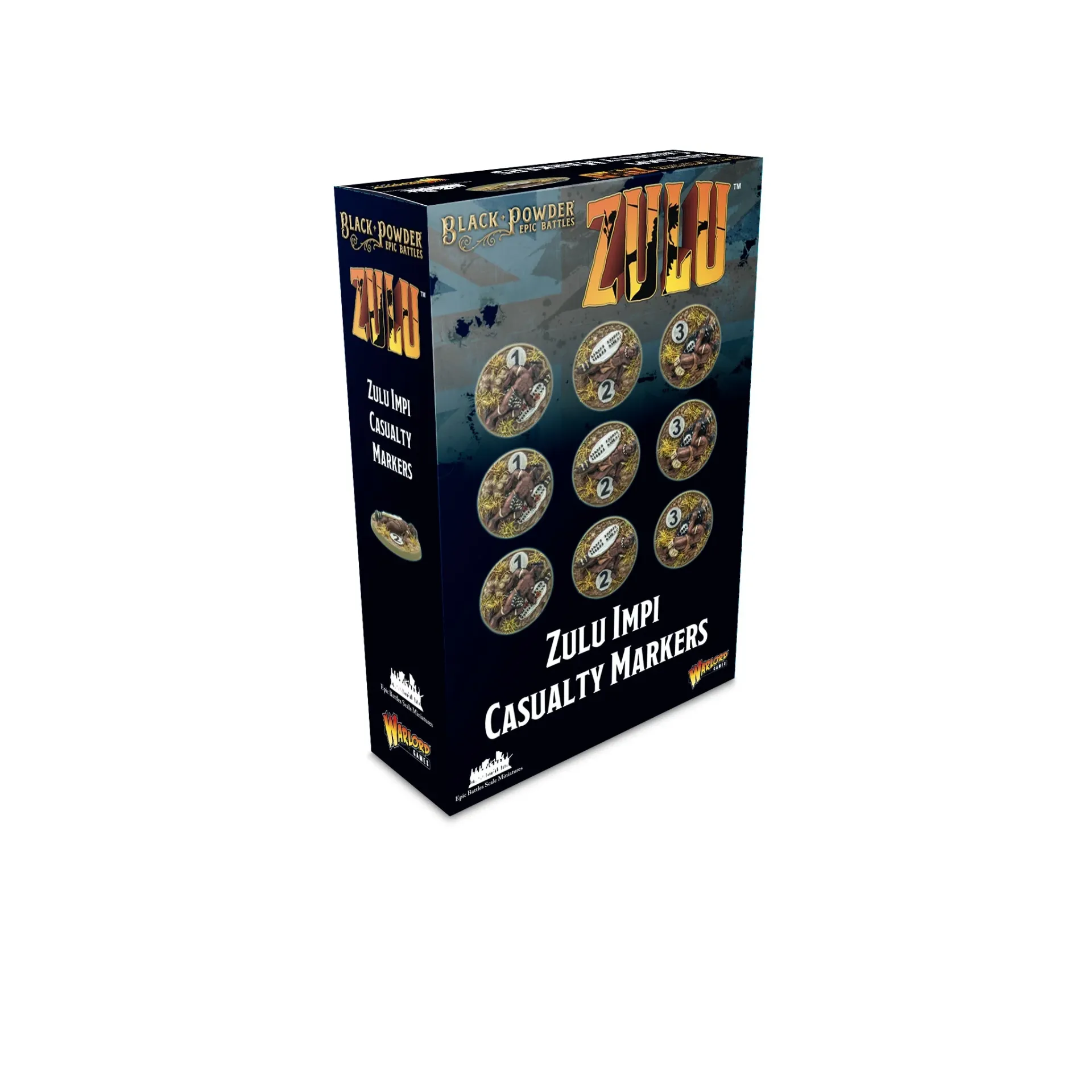 [5060917998611,312414603] Black Powder Epic Battles: Zulu! - Zulu Impi Casualty Markers