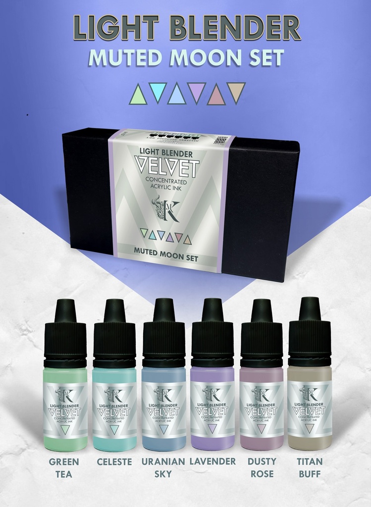 [KMV-S07] Velvet Light Blender – Muted Moon Set