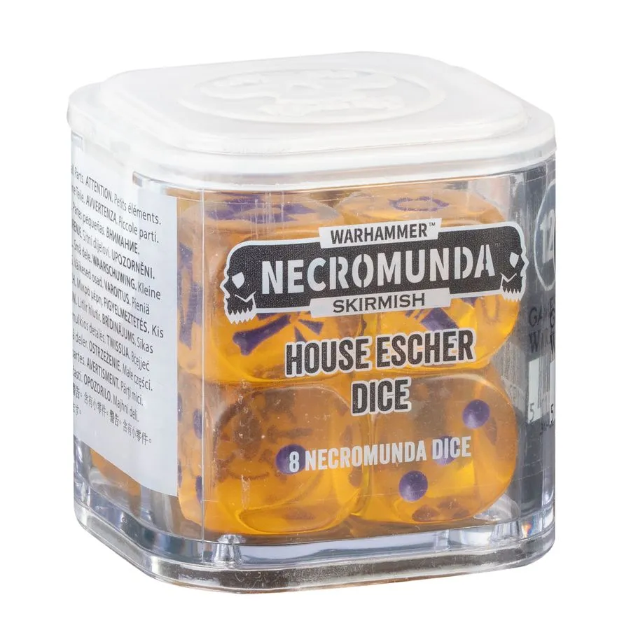 [5011921257928,300-02,99220599038,Necromunda,Escher,Dice Set] Set de dés - Escher