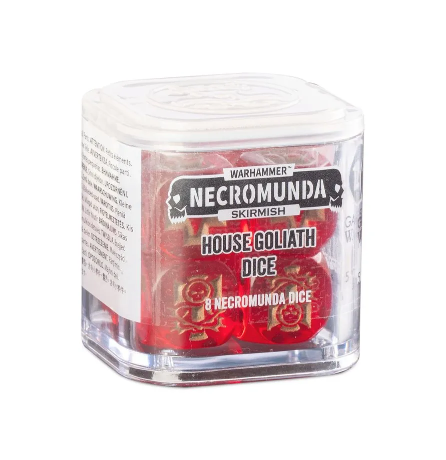 [5011921257935,300-03,99220599039,Necromunda,Goliath,Dice Set] Set de dés - Goliath