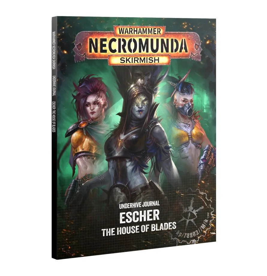 [9781837792269,301-81,60040599052,Necromunda,Escher,Book V4] Supplément VO V4 - Escher - Underhive Journal - House of Blades