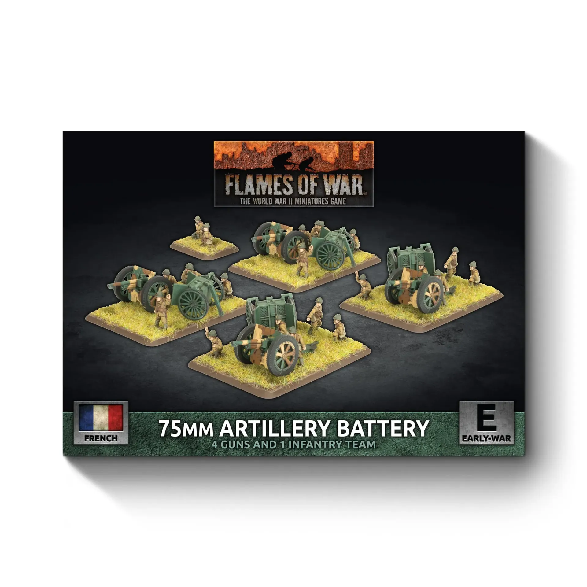 [9420020264038,FRX16] 75mm mle 1897 Gun Battery (x4 guns)