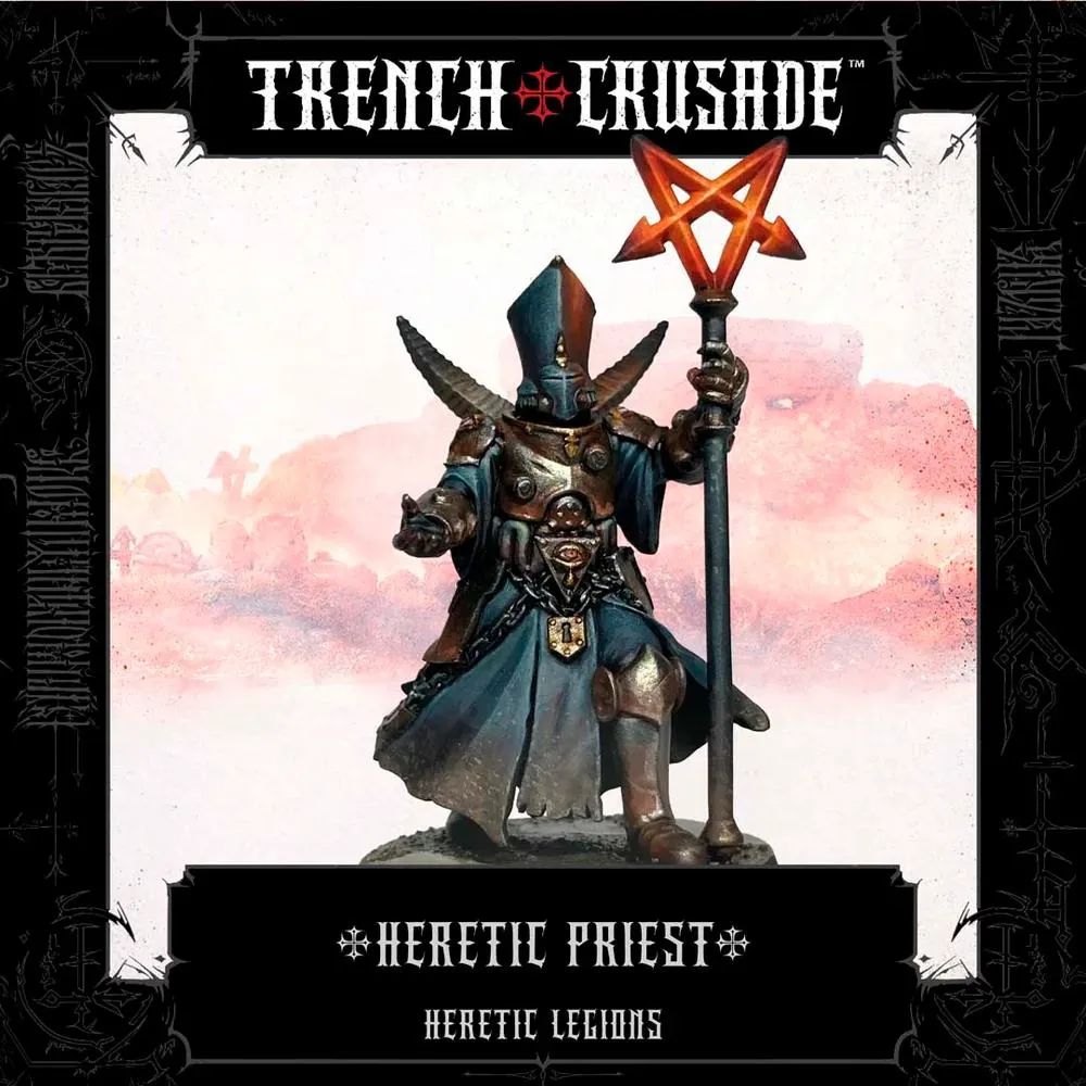 [TCPM1002,TCPM1002,114247] Heretic Priest with Polearm, Knife