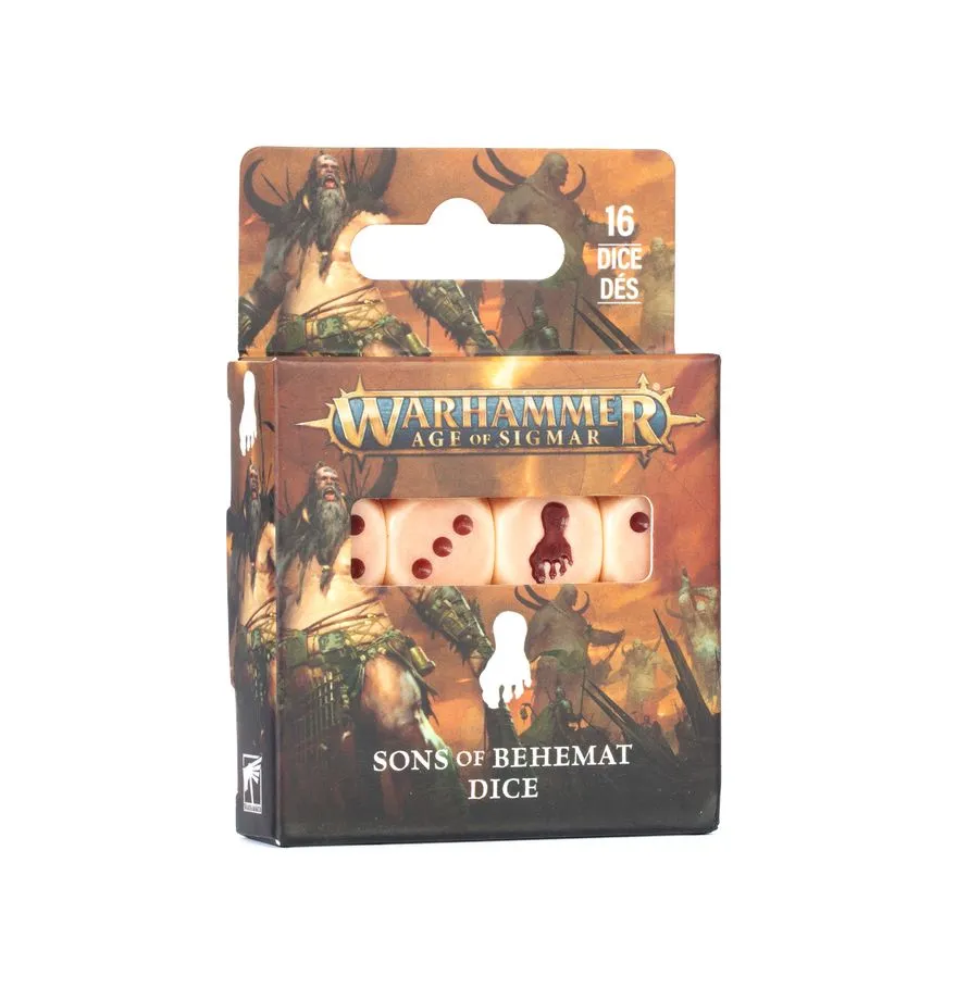 [5011921285143,93-11,99220231001,Age of Sigmar,AoS,Sons of Behemat,Fils de Béhémat] Dice set - Sons of Behemat