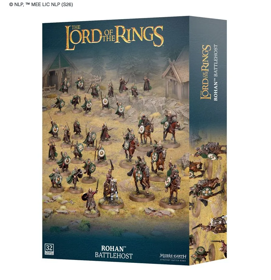 [5011921285327,30-107,99121464049,lotr,sda,lord of the rings,seigneur des anneaux,mesbg,middle,earth] Battlehost - Rohan