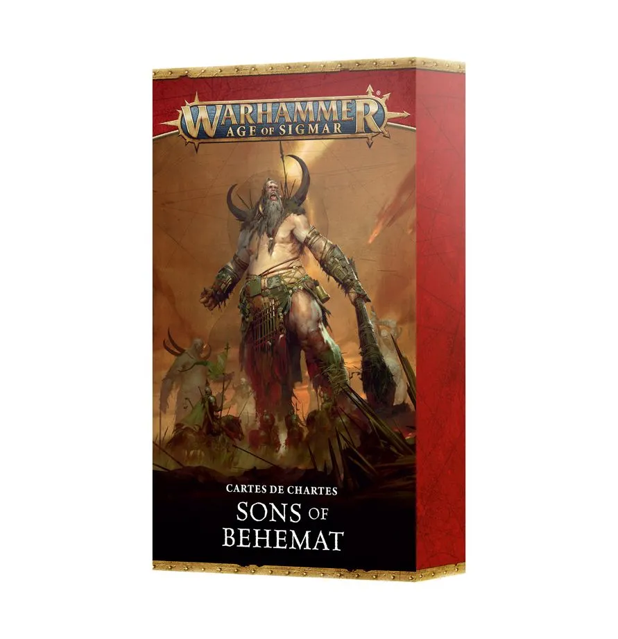 Age of Sigmar : Cartes de Charte - Sons of Behemat (FRA)