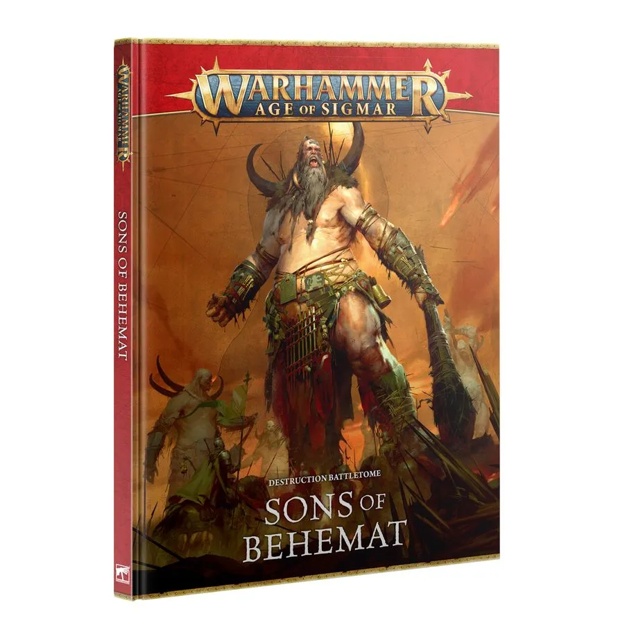 [9781804578643,93-01,60030231001,Age of Sigmar,AoS,battletome,tome de bataille,Sons of Behemat,Fils de Béhémat] Battletome VO V4 - Sons of Behemat