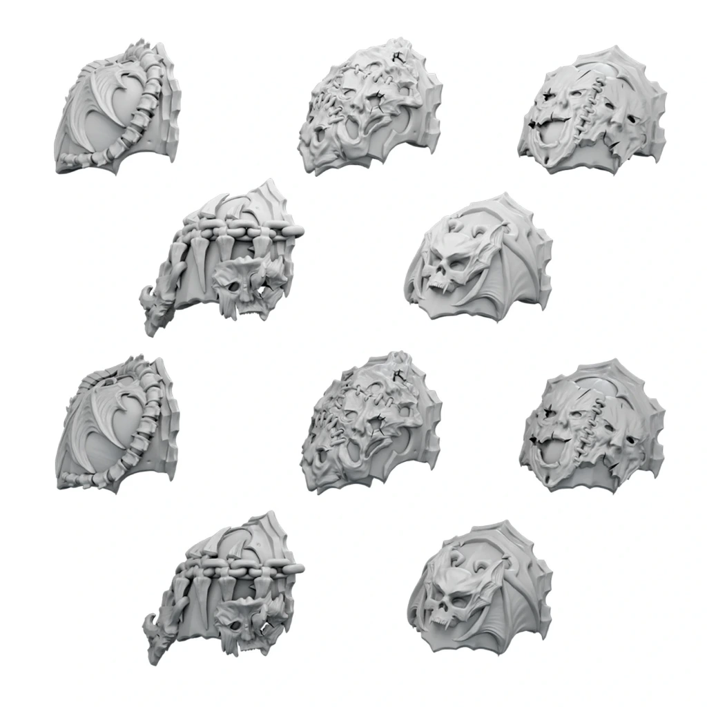 3D Printed - Dakka Dakka - Nocturnal - Epaulières 1