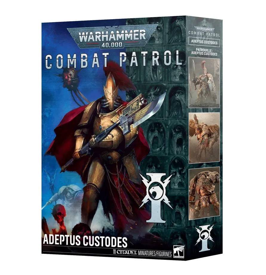 [5011921275236,73-012,99120143014,Combat Patrol,Adeptus Custodes] Patrouille - Adeptus Custodes (2026)