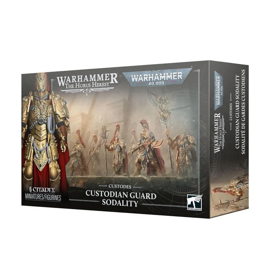 [5011921285785,77-04,99123043016,Adeptus Custodes,Custodian Guard Sodality] Sodalité de gardes custodiens