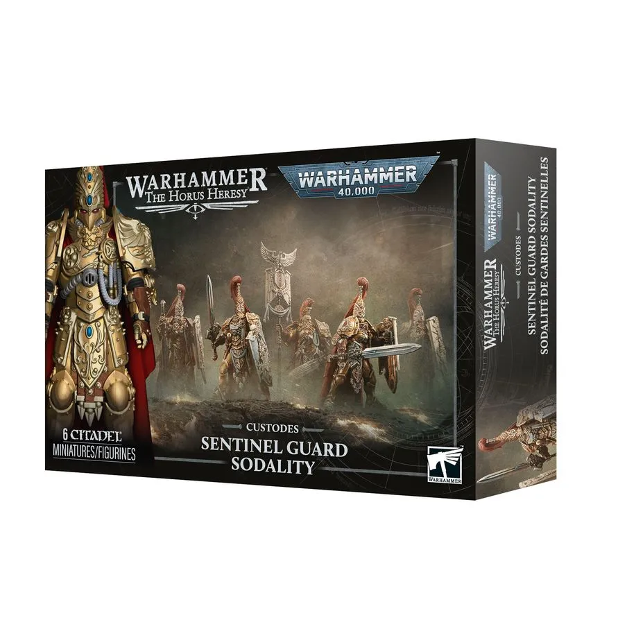 [5011921285815,77-07,99123043022,Adeptus Custodes,Sentinel Guard Sodality] Sodalité de gardes sentinelles