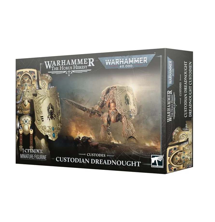 [5011921285839,77-08,99123043023,Adeptus Custodes,Custodian Dreadnought] Dreadnought custodien (40K + HH30K)