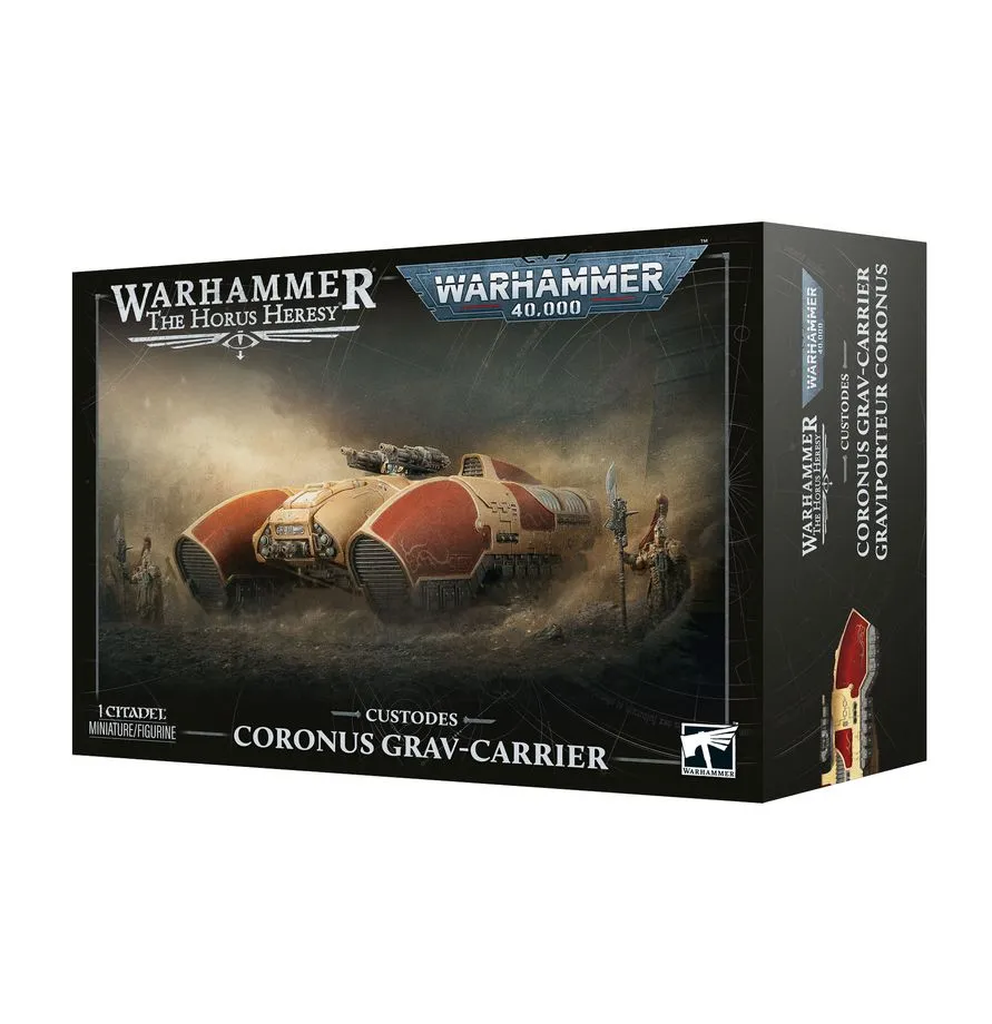 [5011921285853,77-11,99123043021,Adeptus Custodes,Coronus Grav-Carrier] Graviporteur Coronus