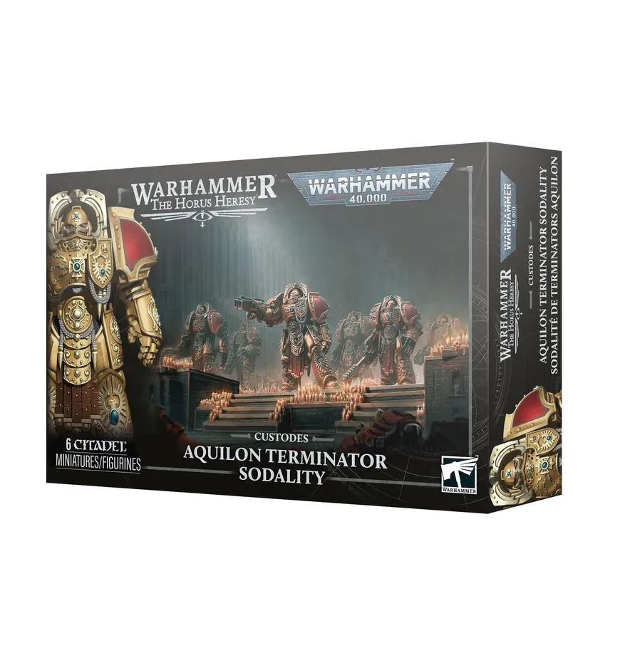 [5011921267866,77-12,99123043011,Adeptus Custodes,Aquilon Terminator Sodality] Sodalité de terminators Aquilon