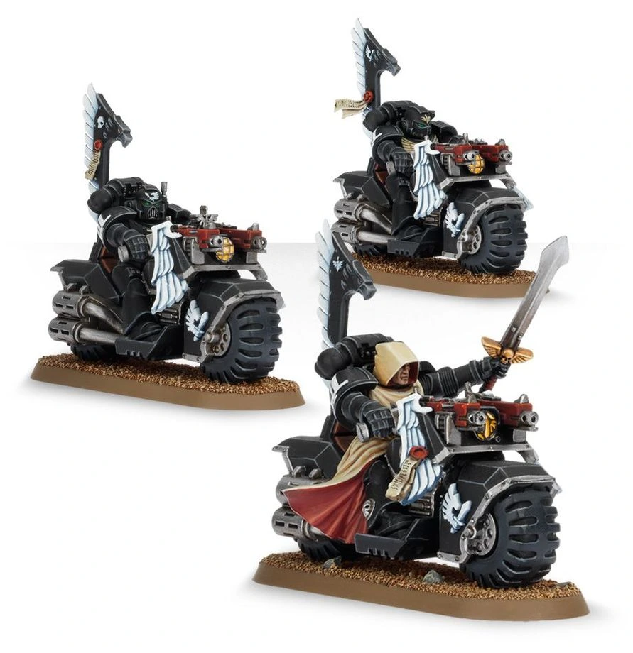 [5011921907106,99120101050,40k,ravenwing,dark angels] Escadron de motocyclistes de la Ravenwing