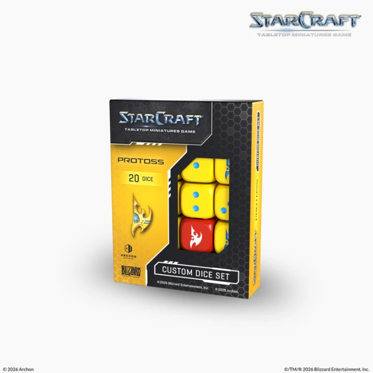 [5901397106205,SCMG0024,Protoss,Dice set] Set de d6 - Protoss