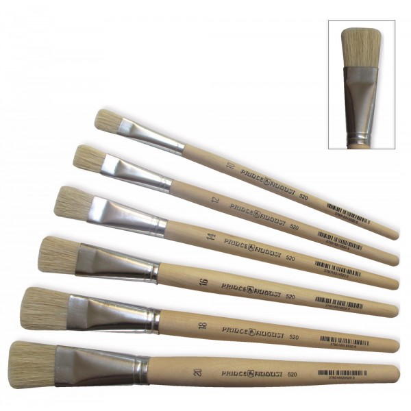 BPS n°20 - Brosse plate soie