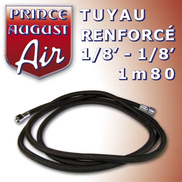 [3760165006404] Tuyau renforcé 1/8'-1/8' 1m80