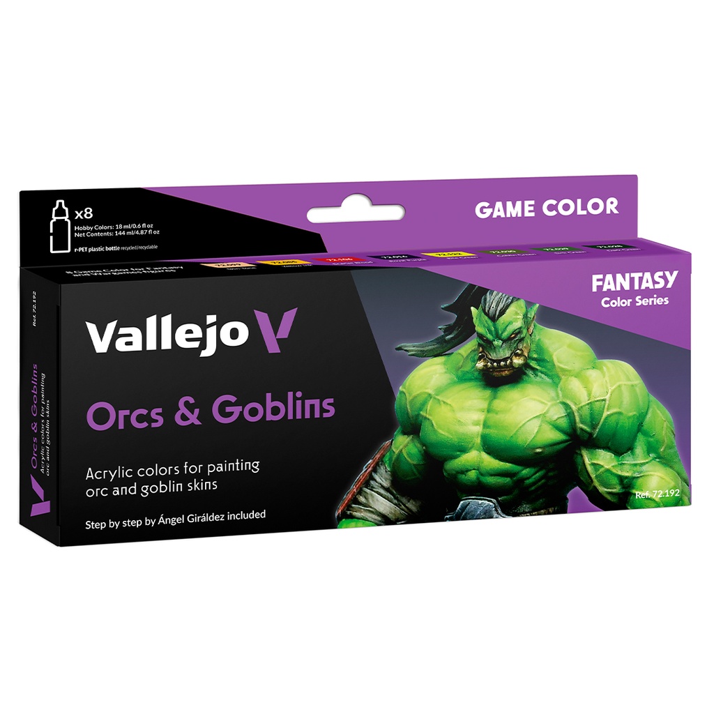 [8429551721929] Fantasy Color Series 8 ORCS & GOBLINS